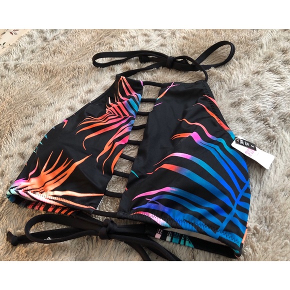 Backless Halter Bathing Suit Top NWT - Picture 1 of 2